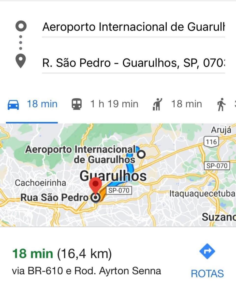 Quarto Proximo Aeroporto Guarulhos Hotel Exterior photo